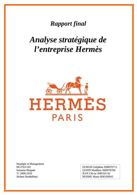 hermes stratégie